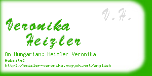 veronika heizler business card